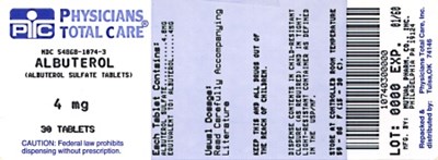 Principle Display Panel (4 mg Tablets)